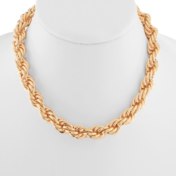 Twisted Bold Chain Choker - Picture 1 of 2